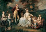 Angelica Kauffmann Portrait of Ferdinand IV of Naples, and his Family china oil painting artist